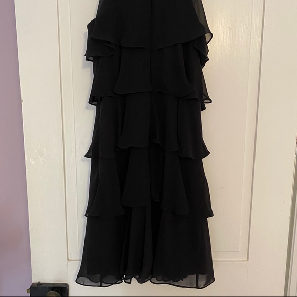 Black Ruffle Dress - Picture 5 of 6